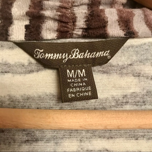 Tommy Bahama Animal Zebra Wrap Dress Sz M - Picture 4 of 14